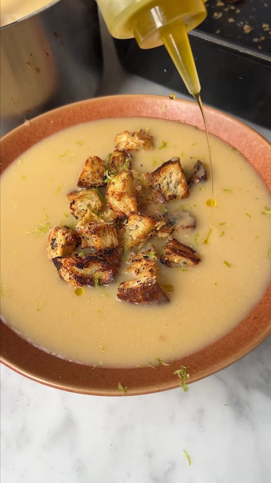 Video frame thumbnail for Miso Onion Soup with Cheesy Croutons